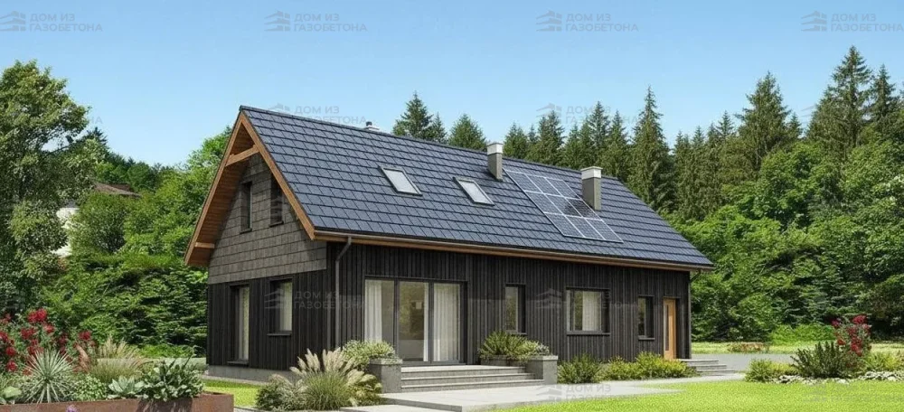 Проект Двухэтажный дом 15 на 10, 160 м2