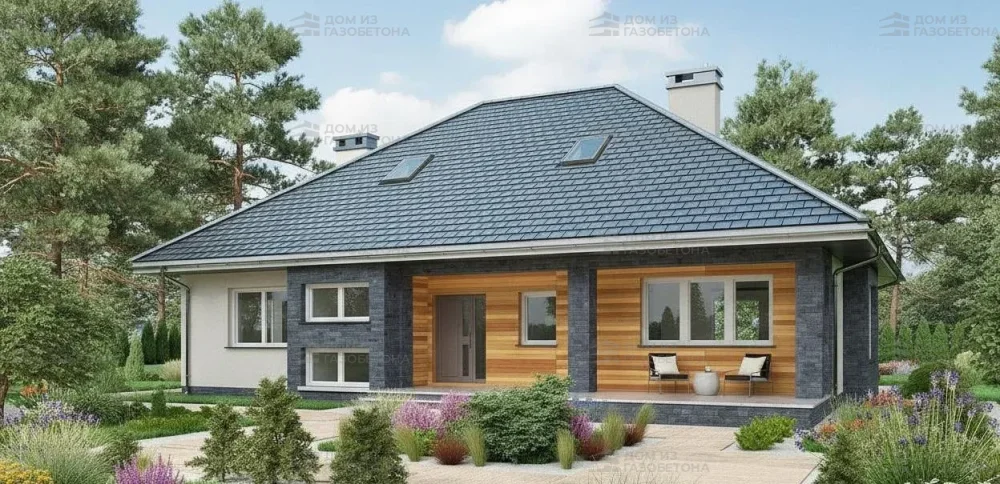 Проект Двухэтажный дом 16 на 12, 412 м2