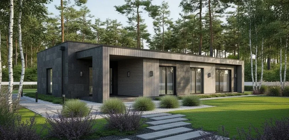 Проект Одноэтажный дом 16 на 17, 171 м2