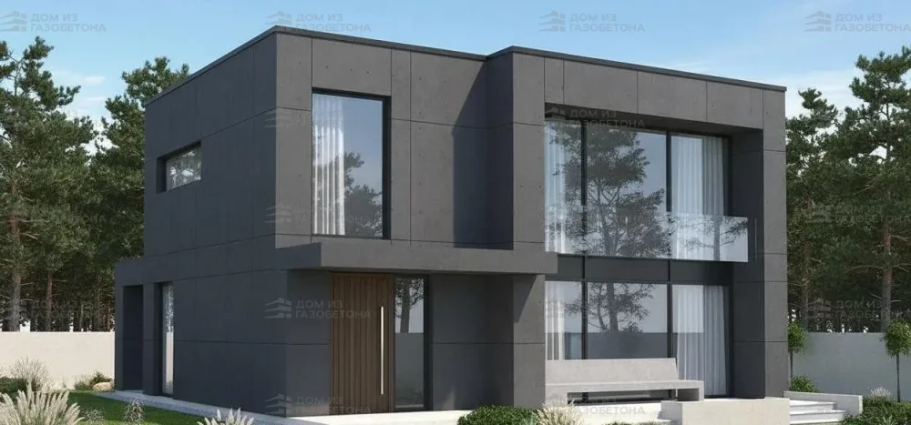 Проект Двухэтажный дом 7 на 13, 105 м2