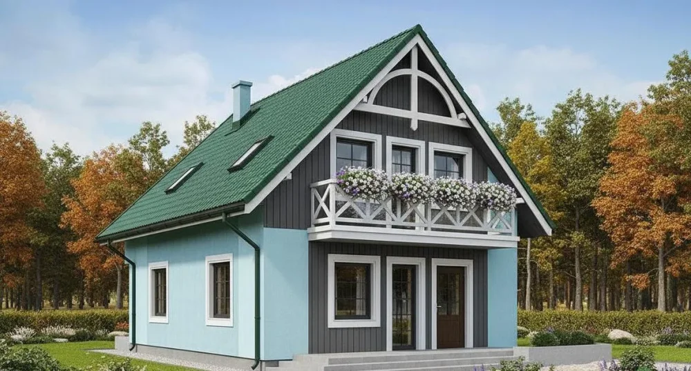 Проект Двухэтажный дом 8 на 13, 126 м2