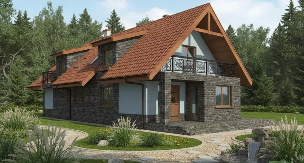 Проект Двухэтажный дом 9 на 20, 200 м2