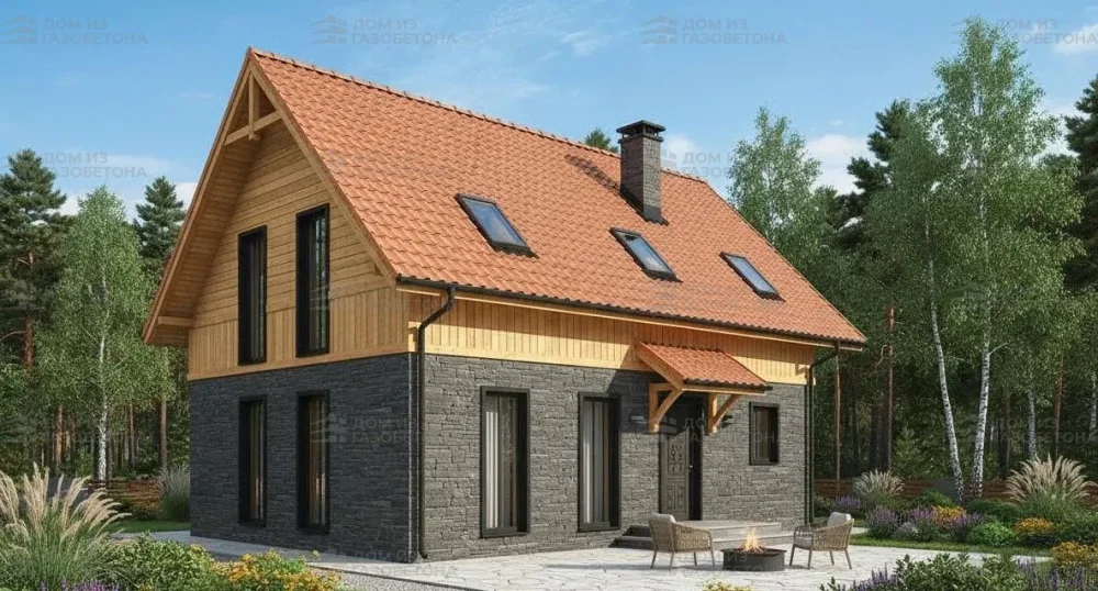 Проект Двухэтажный дом 9 на 12, 144 м2