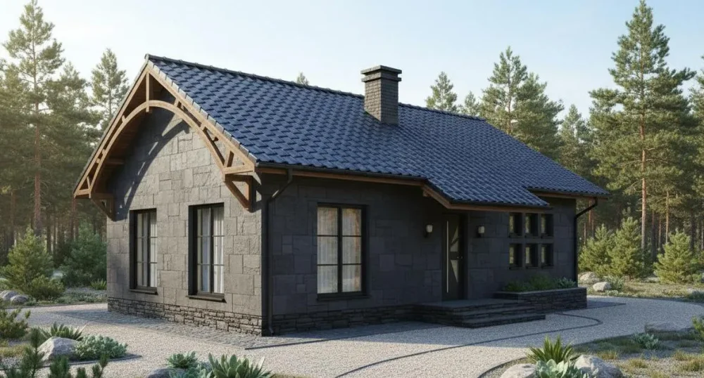 Проект Одноэтажный дом 9 на 11, 82 м2